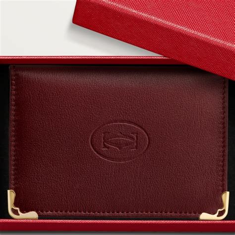 business card holder cartier